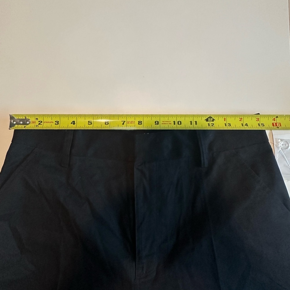 NWT Good American Black Woven High Rise Wide Leg Trouser Pants Size 8/29 - Picture 5 of 11